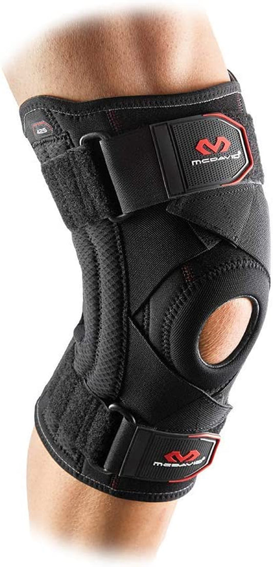 Unisex Compression Knee Sleeve & Cross Straps for Patellar Tendon Support Tendonitis Arthritis Pain Relief Recovery Knee Brace 