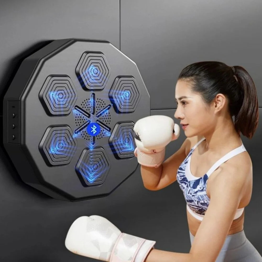 "Power Punch: Intelligent Music Boxing Machine for High-Energy Training & Fun!"