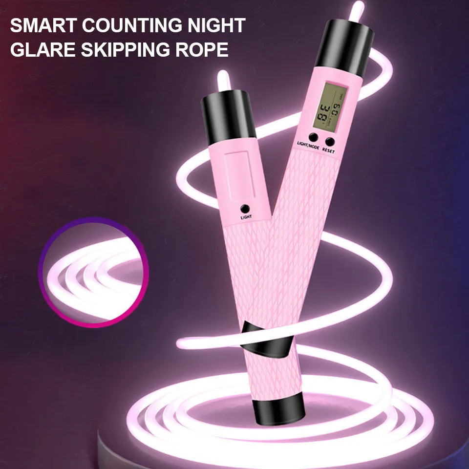 Unisex Counting Luminous Fitness Jump Rope