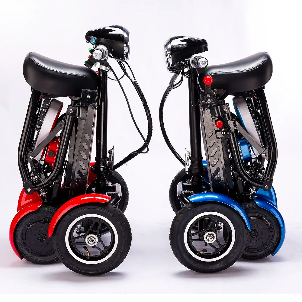 Unisex Four Wheels Folding Electric Portable Scooter