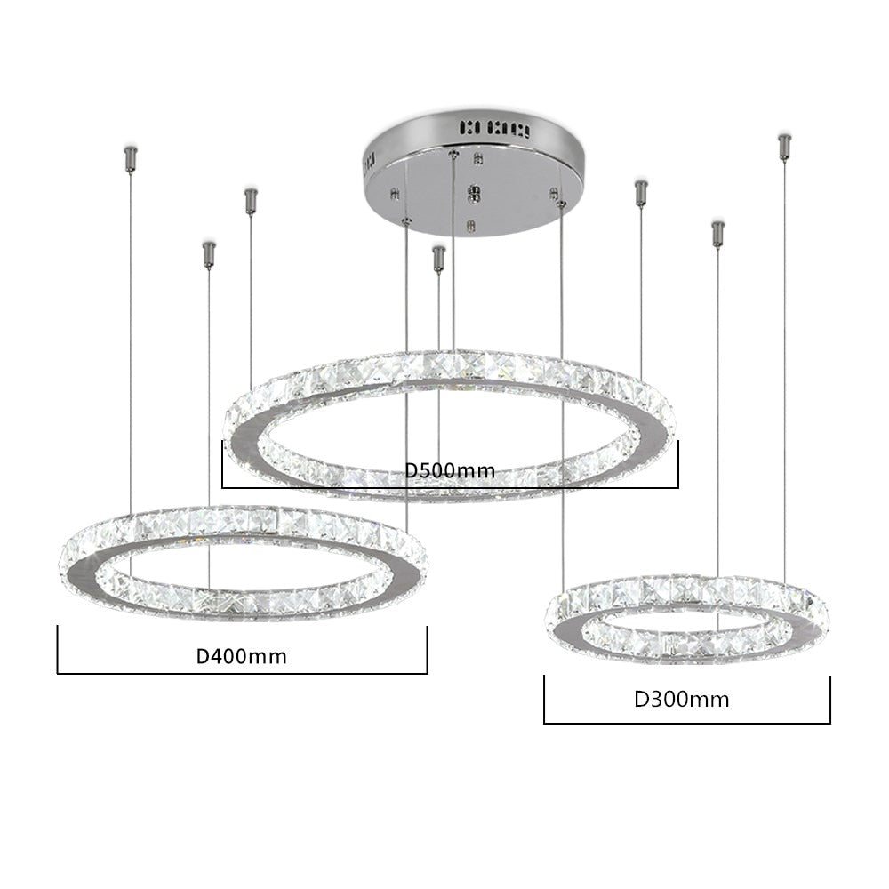 Modern K9 Crystal Led Chandelier Lights - wonderfullyblessedandbeautifullymade