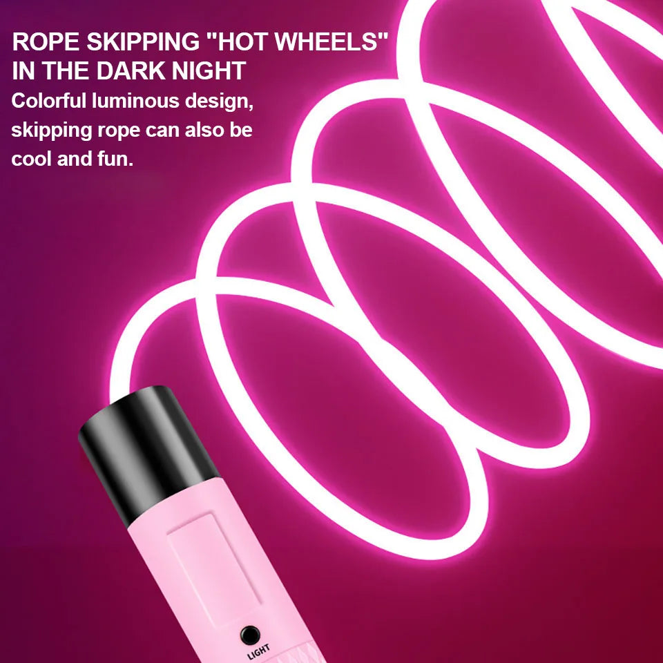 Unisex Counting Luminous Fitness Jump Rope