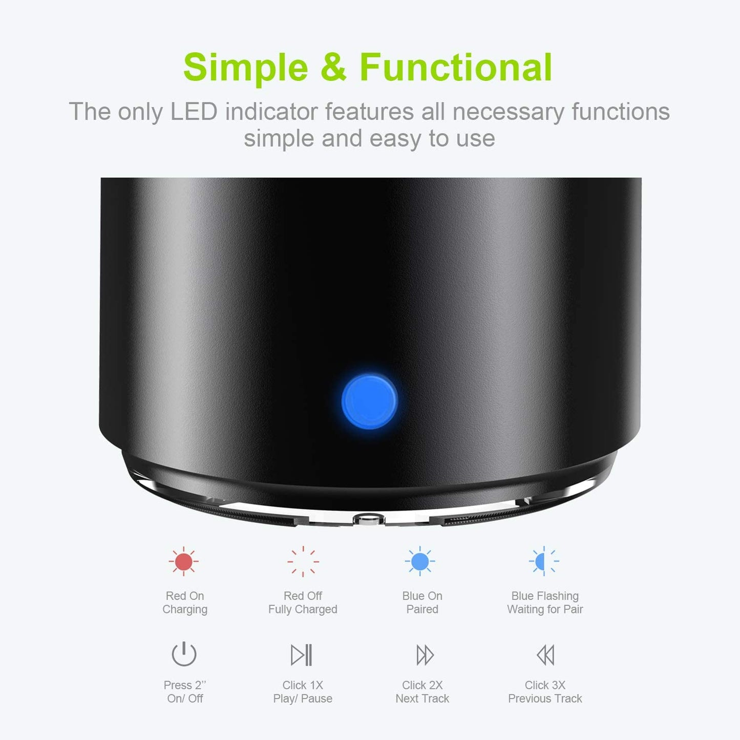 Mini Waterproof Portable Wireless Bluetooth Speaker Box