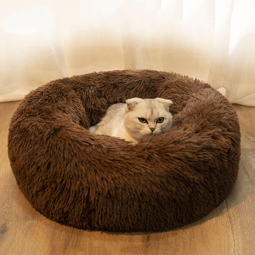 Dogs & Cats Donunt Cuddler Round Ultra Soft Washable Pet Bed