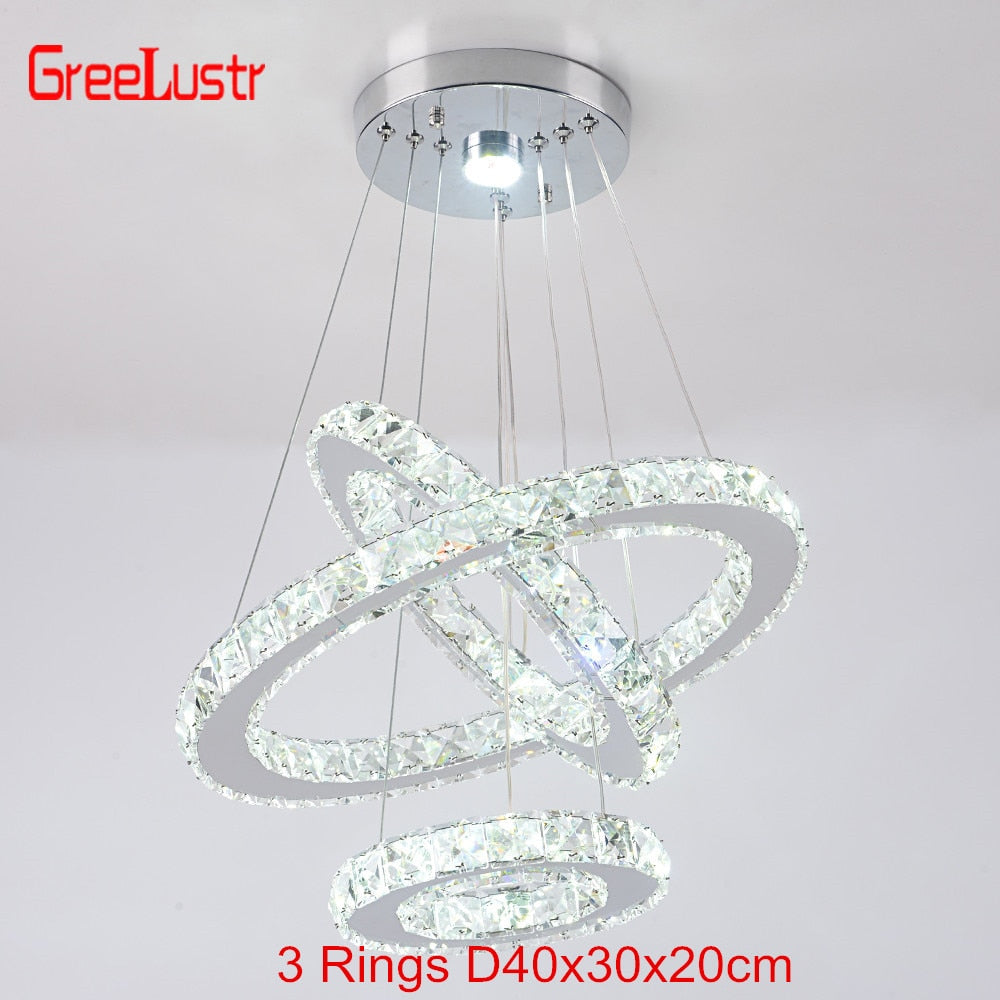 Modern K9 Crystal Led Chandelier Lights - wonderfullyblessedandbeautifullymade