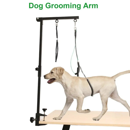 Foldable Pet Grooming Table With Sling Rope Adjustable