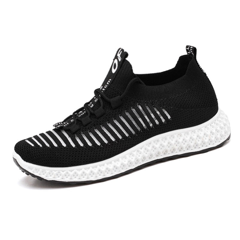 Women's Breathable Mesh Trainer Sneakers - wonderfullyblessedandbeautifullymade