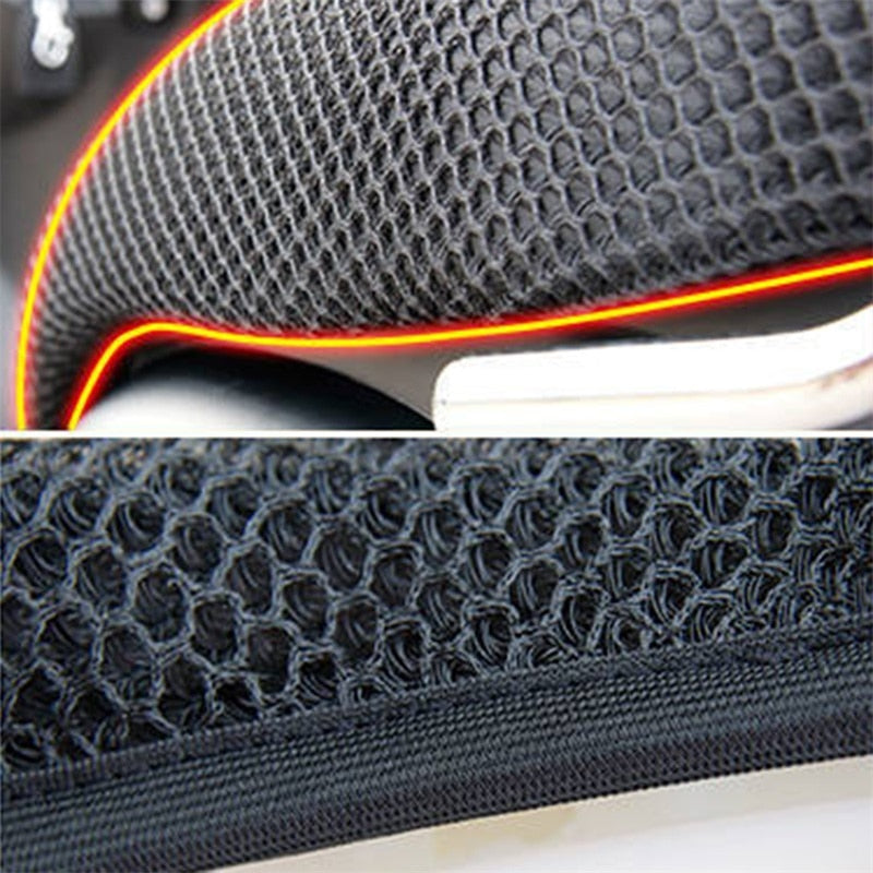 Breathable Fully Covered Super Elastic 3D Honeycomb Scooter/Motorbike Seat Cover