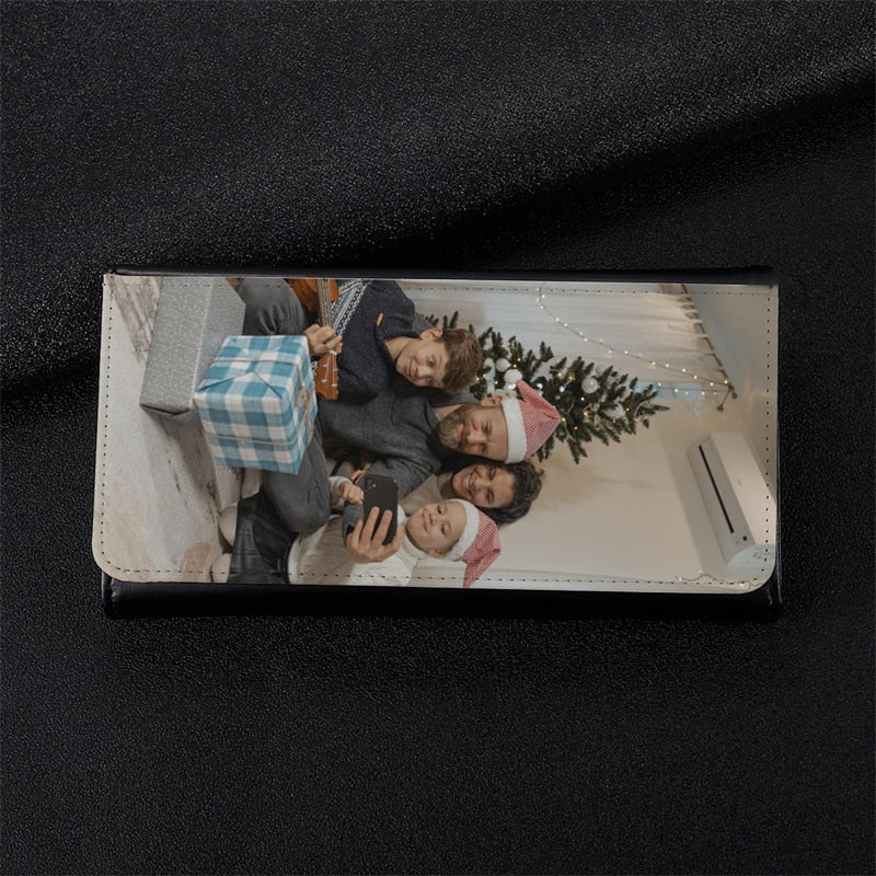 Men's and Women's Large Capacity Custom Photo Wallet - wonderfullyblessedandbeautifullymade