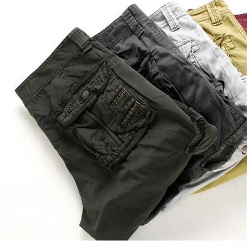 Men's Casual Knee Length Cargo Shorts