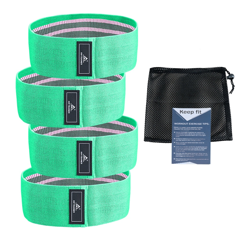 3 Piece/Set Resistance Fitness Bands - wonderfullyblessedandbeautifullymade