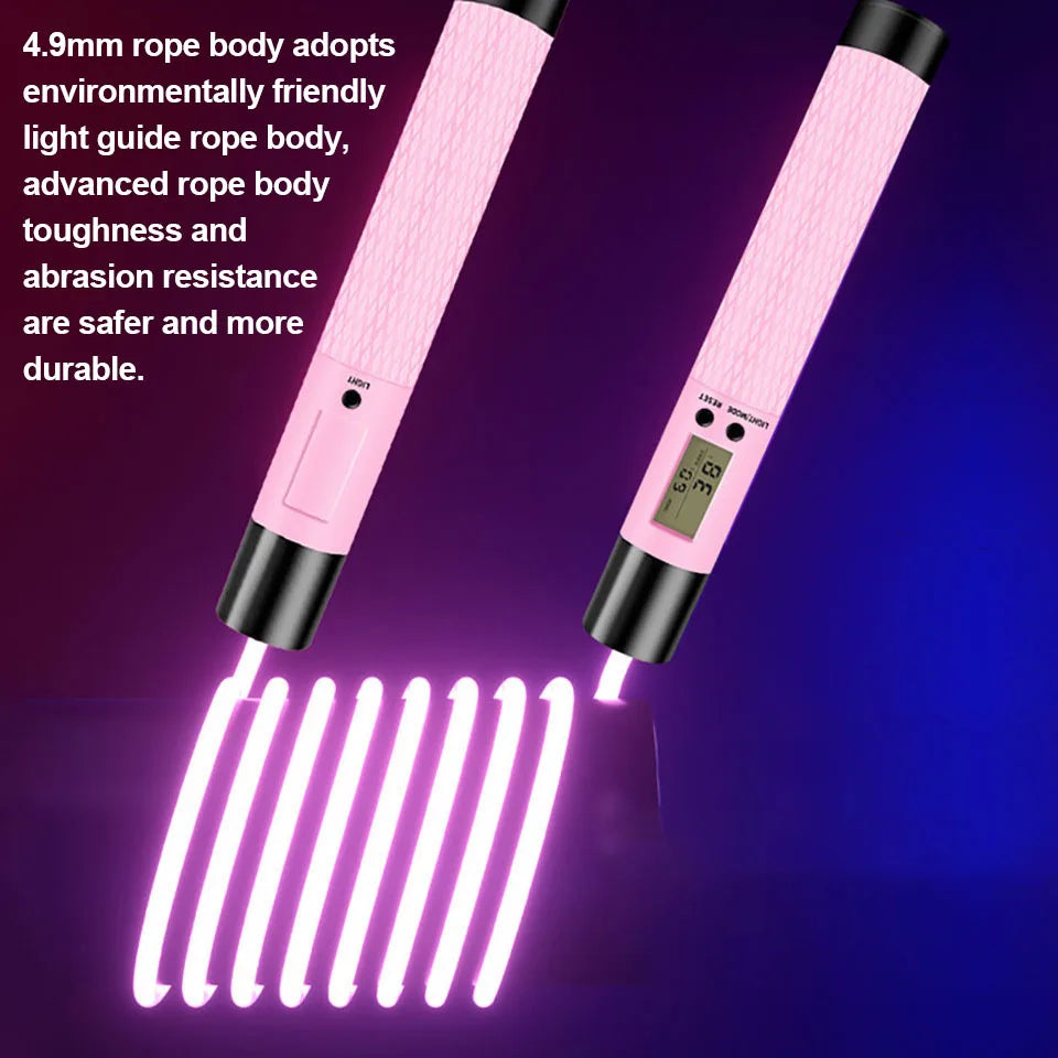 Unisex Counting Luminous Fitness Jump Rope