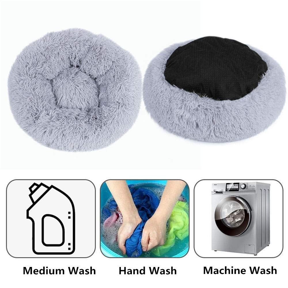 Dogs & Cats Donunt Cuddler Round Ultra Soft Washable Pet Bed