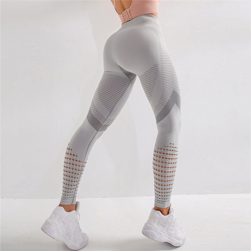 Women's Seamless High Waist Training Leggings - wonderfullyblessedandbeautifullymade