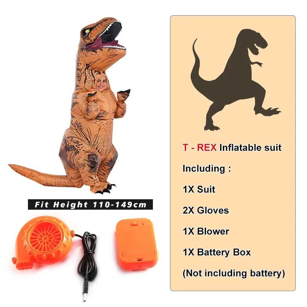 Unisex Full Body T-Rex Inflatable Costume