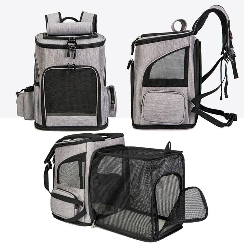 Pet's Portable Foldable Transport Breathable Spacious Travel Bag