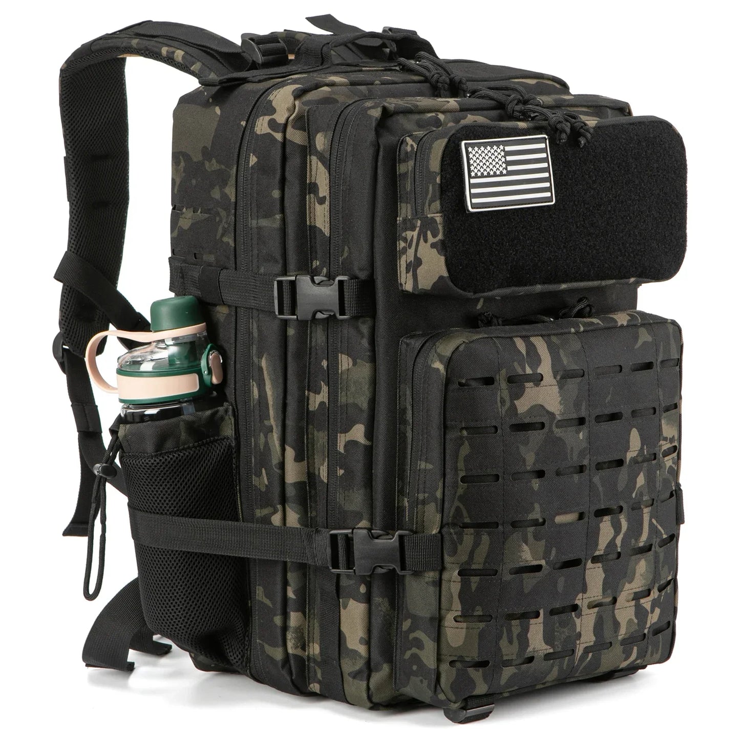 Multipurpose (Hiking) 25L/45L Tactical Backpack With Dual Cup Holder