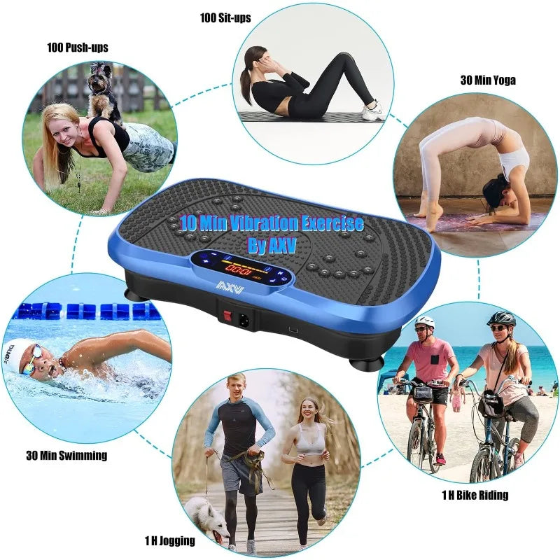 Full Body Shaker Vibration Plate Fitness Platform for Lymphatic Drainage and Exercise Machine with Vibrating Stand