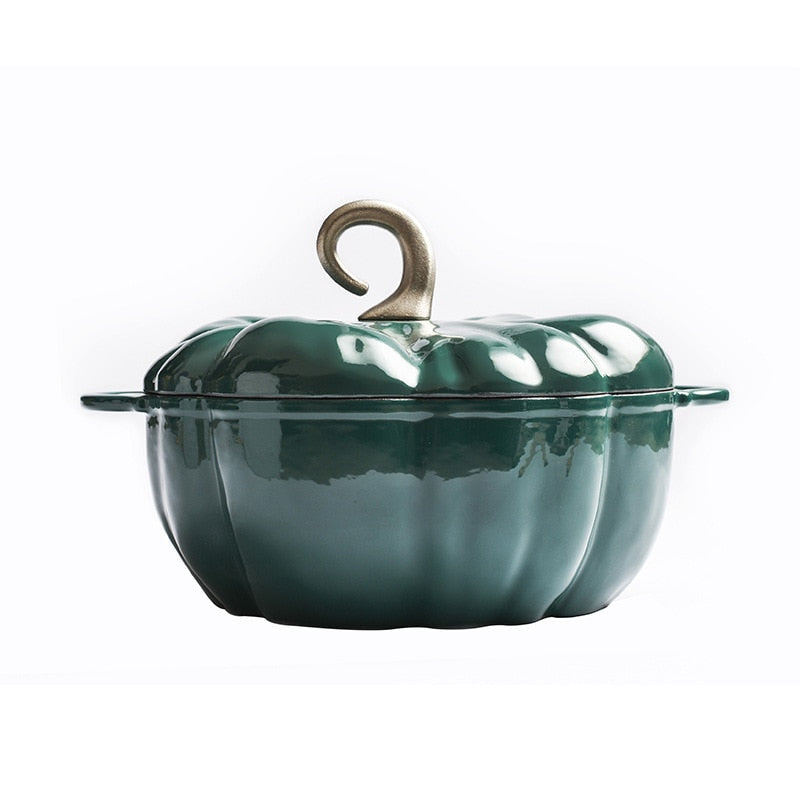 Pumpkin Enamel Nonstick Stew Pot For Cooking