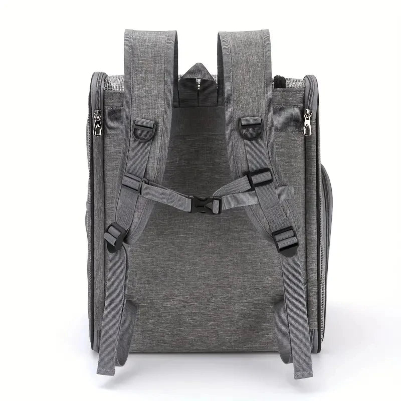 Pet's Foldable Breathable Double Shoulder Travel Dog Carrier