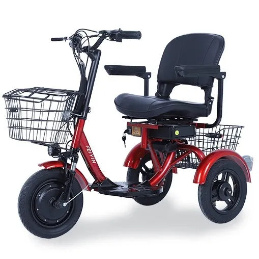 Three Wheels Electric Scooter With Basket