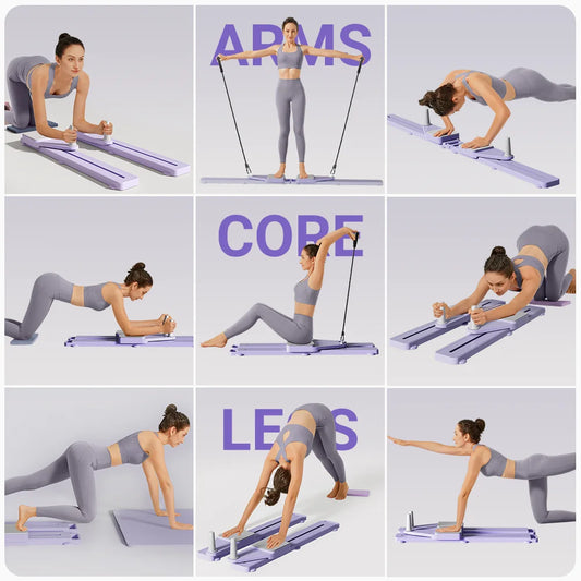 2-in-1 Abs & Ski Trainer – Portable Pilates Reformer