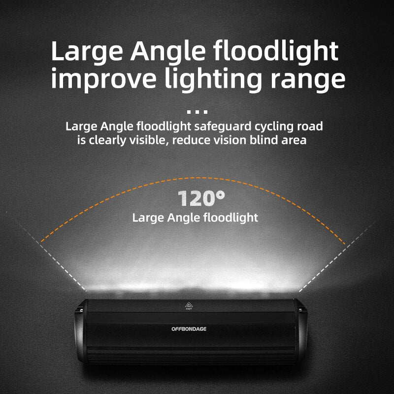 Water Proof Durable Built In Battery Highly Functional Bicycle Headlights