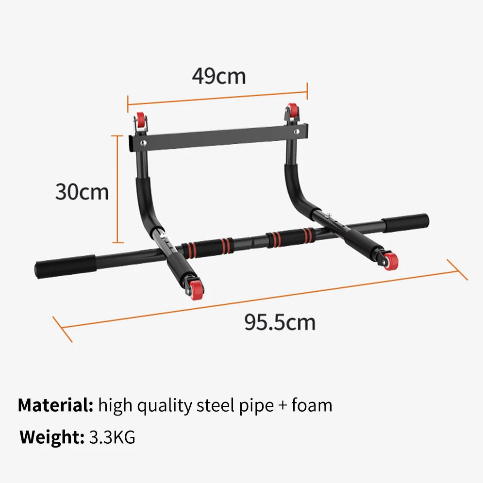 Detachable Wall Mounted Horizontal Chin Up & Pull Up Training Bar Sport Fitness Equipment