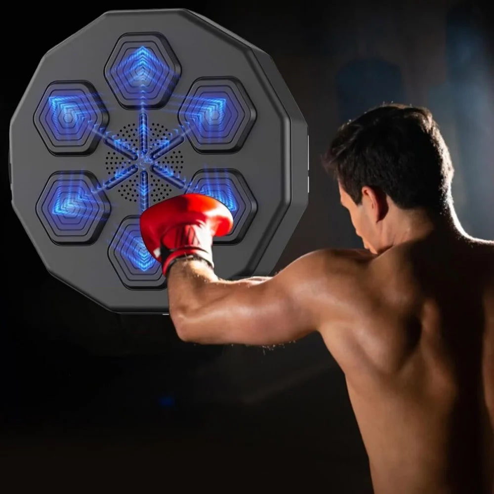 "Power Punch: Intelligent Music Boxing Machine for High-Energy Training & Fun!"