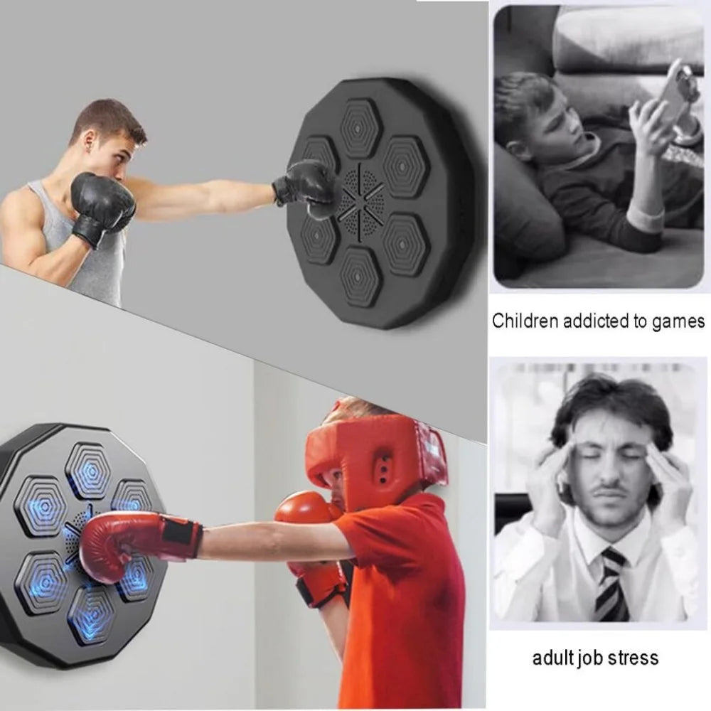 "Power Punch: Intelligent Music Boxing Machine for High-Energy Training & Fun!"