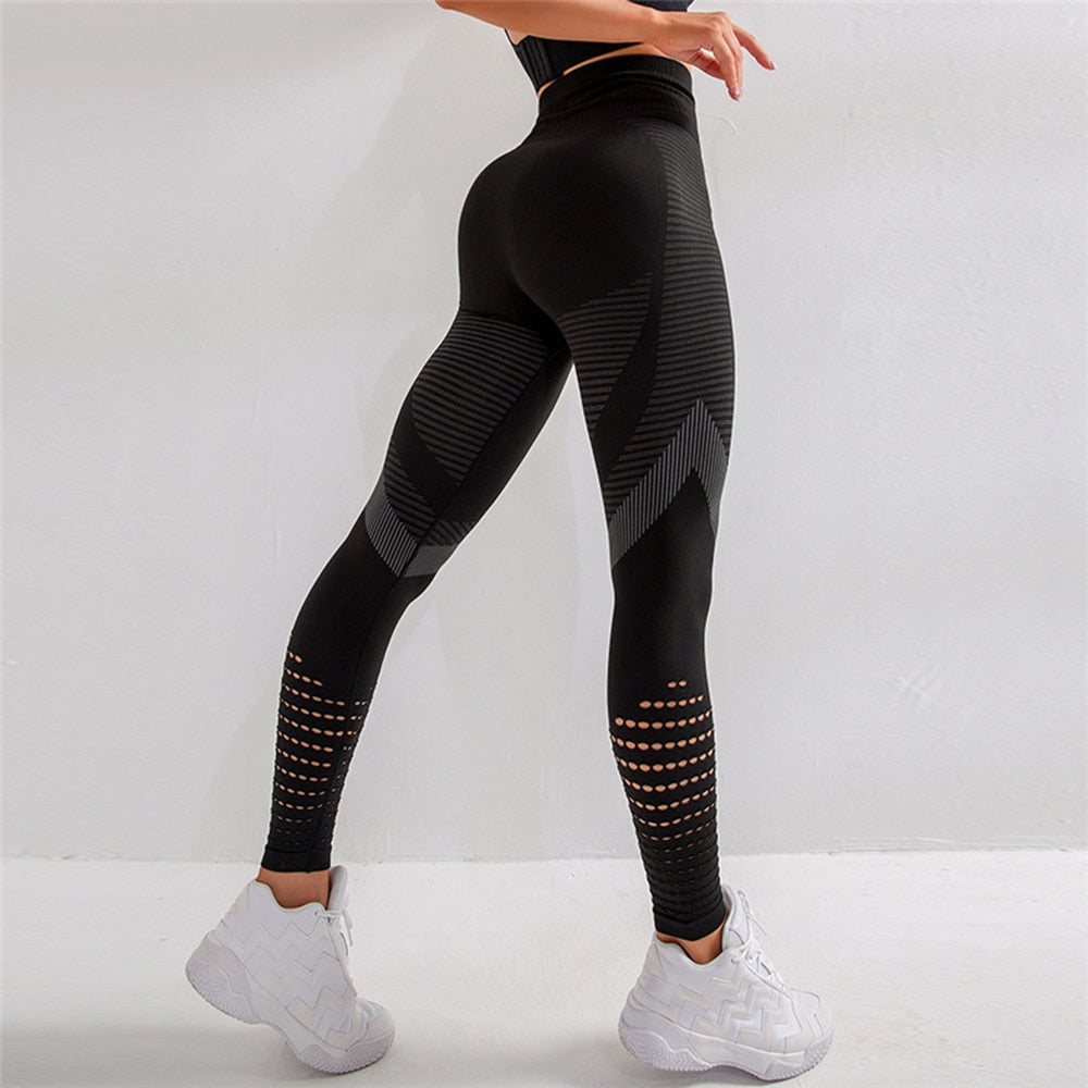 Women's Seamless High Waist Training Leggings - wonderfullyblessedandbeautifullymade