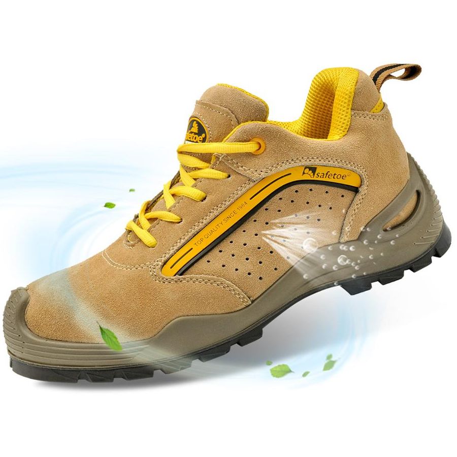 Men's Breathable Waterproof Steel Toe Safety /Work Footwear